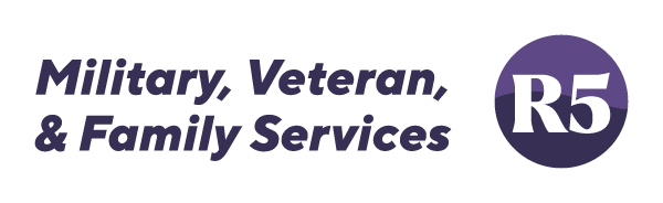 region five military, veteran and family services logo