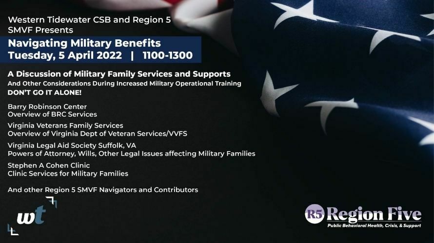 event thumbnail - navigating military benefits training from region five