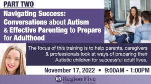 event thumbnail - navigating success and preparing for adulthood for autistic youth training from western tidewater csb