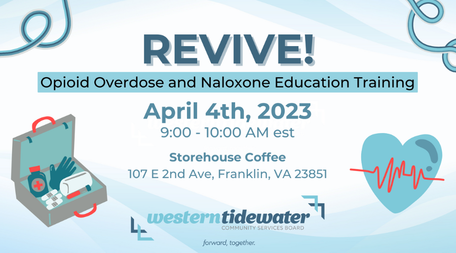 event thumbnail - REVIVE overdose training from western tidewater csb