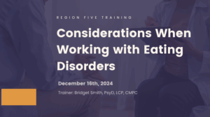 Considerations When Working With Eating Disorders